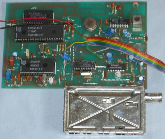 Morley Teletext Adapter circuit board top