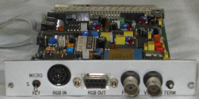 VEL ARVC2 Videocontroller and Genlock card back