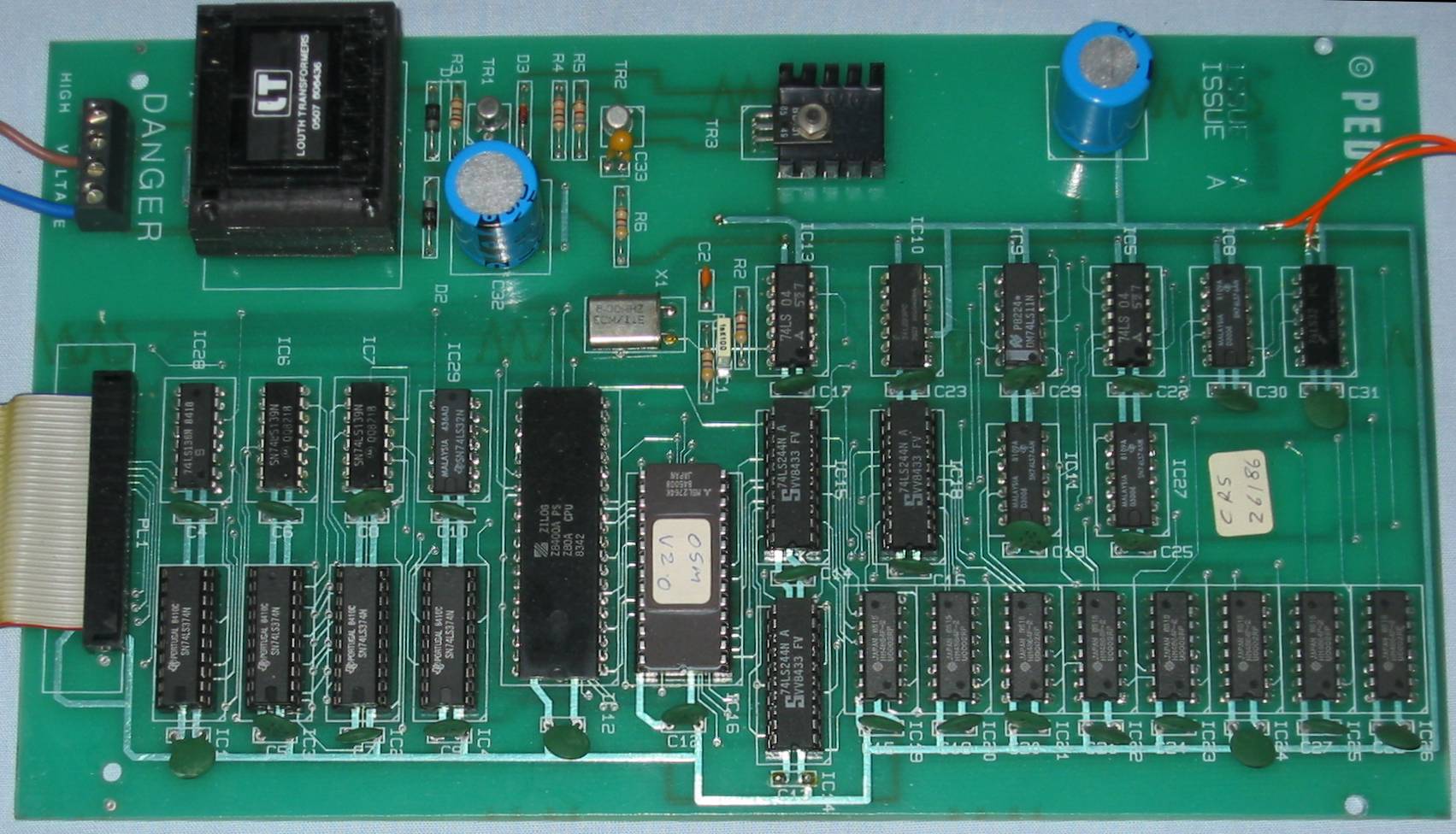 Technomatic Multiform Z80 2nd processor circuit board HiRes