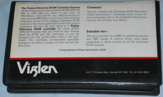 Viglen BBC ROM Cartridge System box back