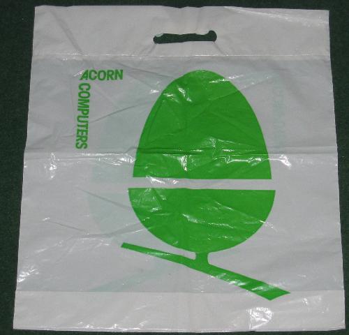 Acorn Computers plastic bag