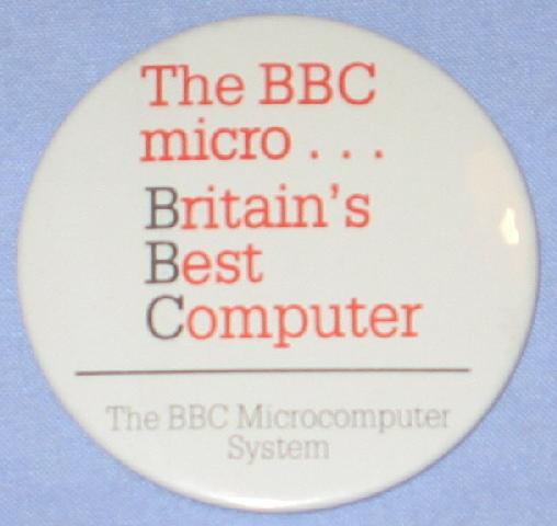 Acorn BBC micro badge 9