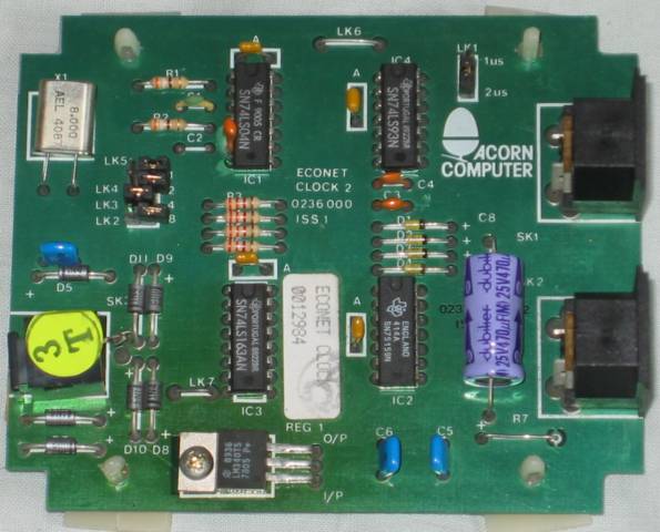 Acorn Type 2 Econet Clock circuit board