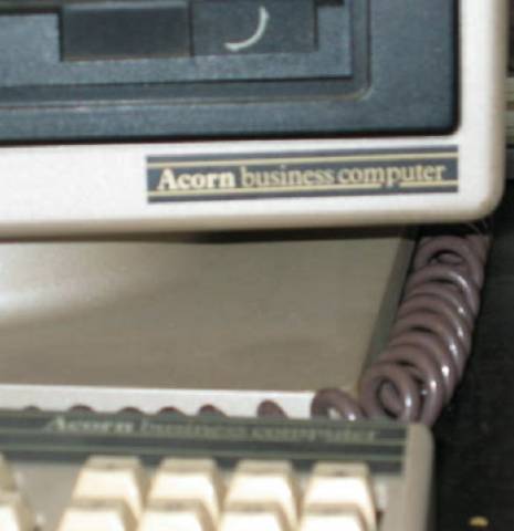 Acorn Business Computer label
