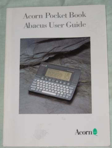 Acorn Pocket Book Abacus User Guide