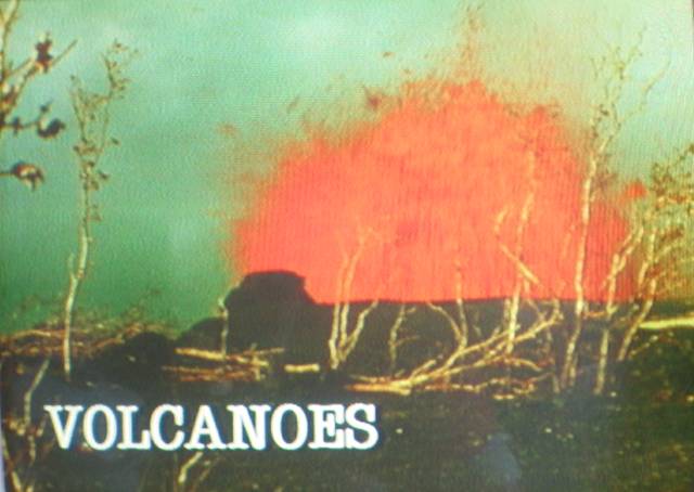 Volcanoes title screen